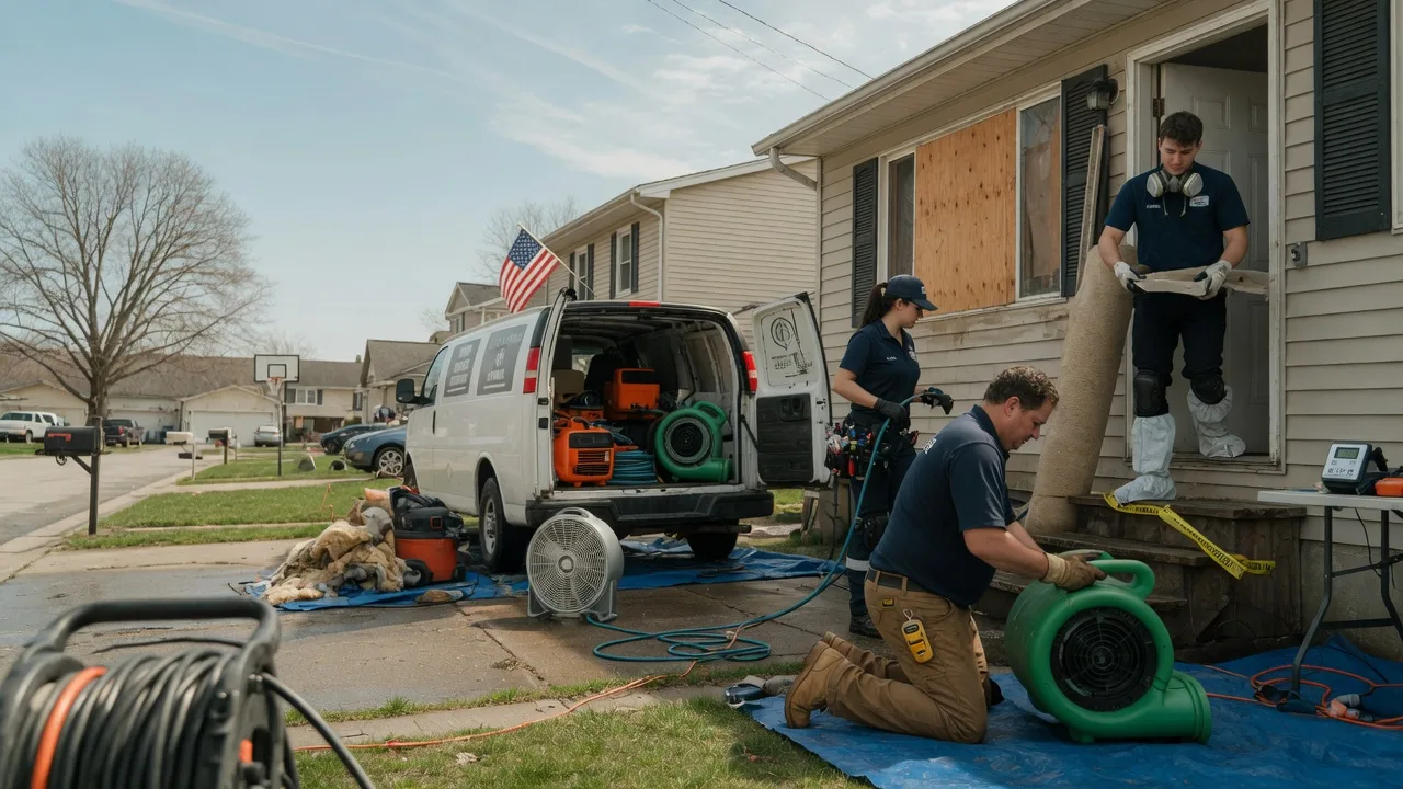Water Damage Restoration in Grant Park, IL near me